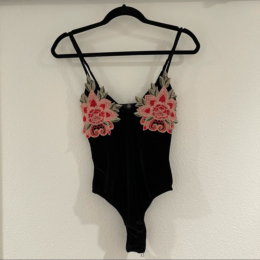 Velvet bodysuit